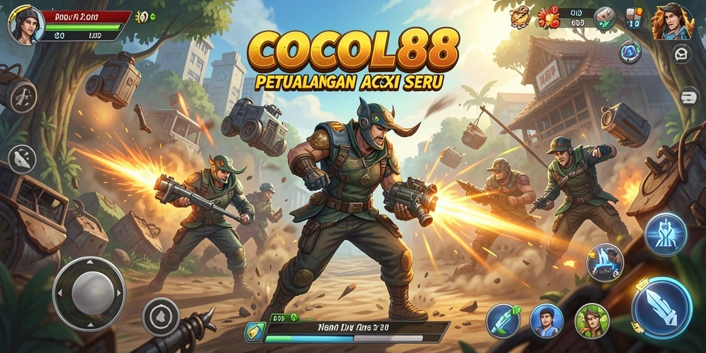 Tampilan gameplay COCOL88 yang mendebarkan dan penuh aksi.