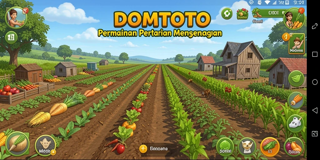 Gameplay seru bertani di dunia <strong>DOMTOTO</strong>