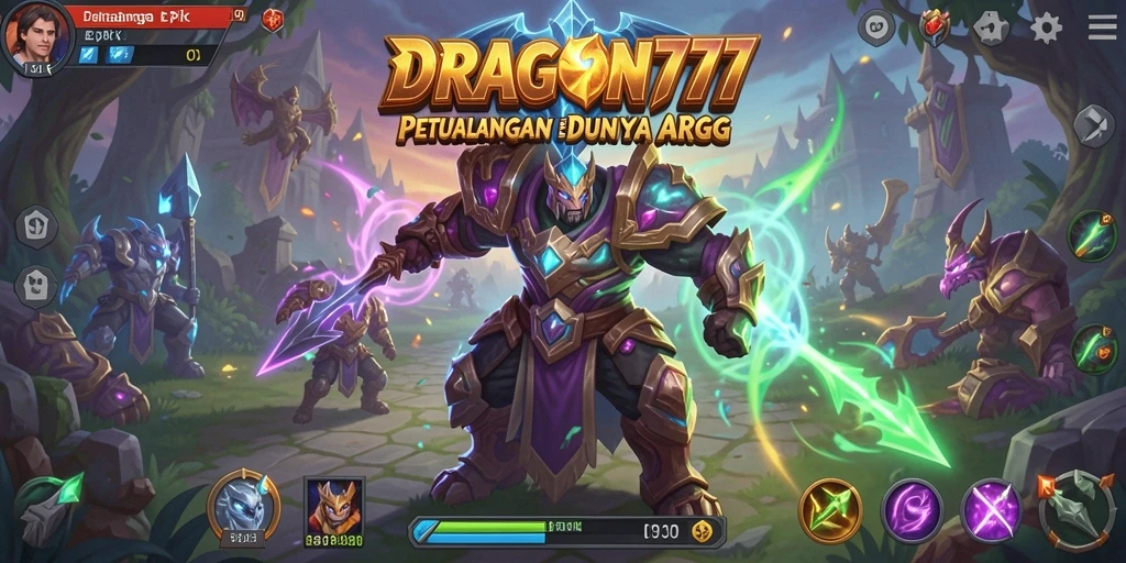Tangkapan layar gameplay luar biasa dari DRAGON777 dalam aksi ARPG.