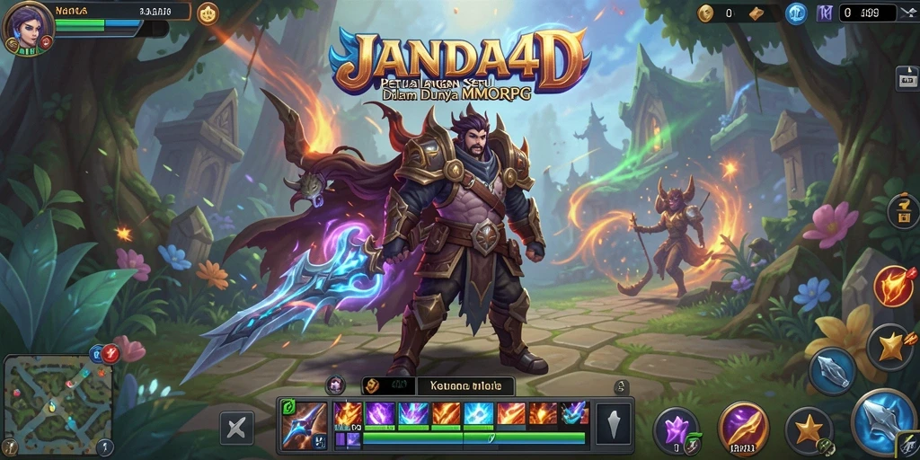 Tampilan gameplay menarik dari JANDA4D MMORPG yang penuh aksi.