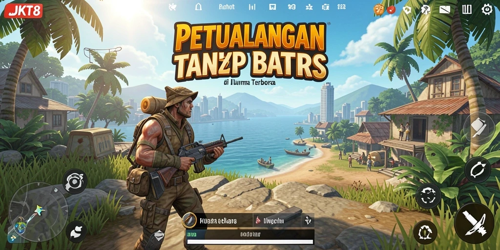 Gameplay JKT8 yang menawan dalam dunia terbuka.