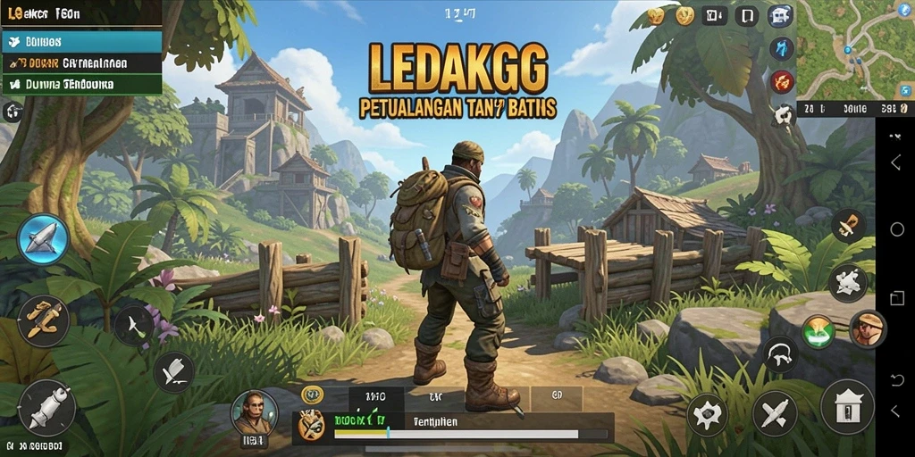 Tampilan gameplay seru di dunia terbuka LEDAKGG.