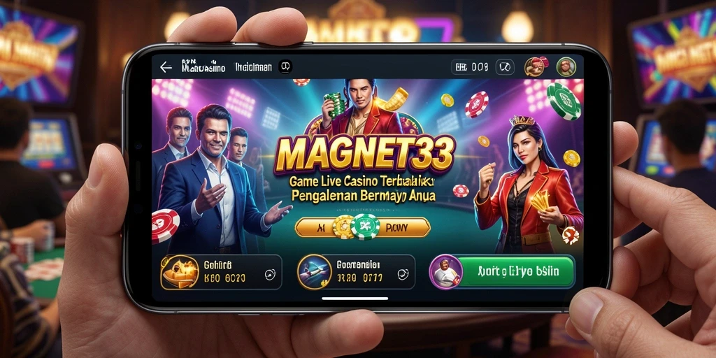 Gameplay seru di MAGNET33 dengan dealer langsung dan interaksi nyata.