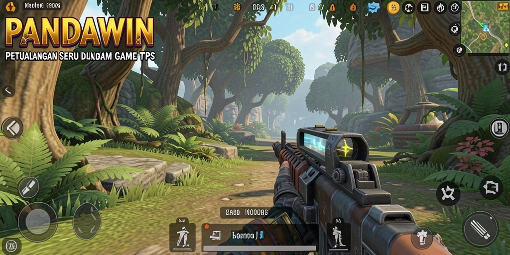 Screenshot gameplay menunjukkan aksi seru dalam <strong>PANDAWIN</strong>.