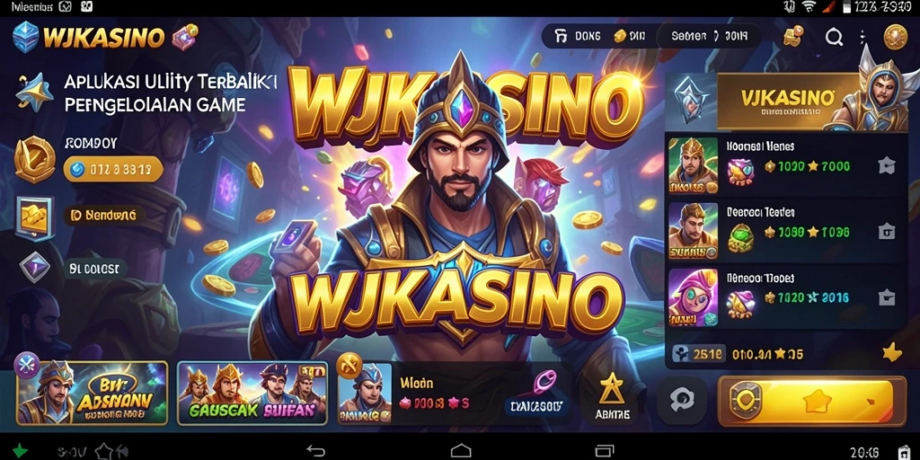 Tampilan antarmuka utama WJKASINO yang user-friendly dan fungsional.